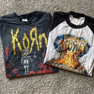 Korn Concert Tees